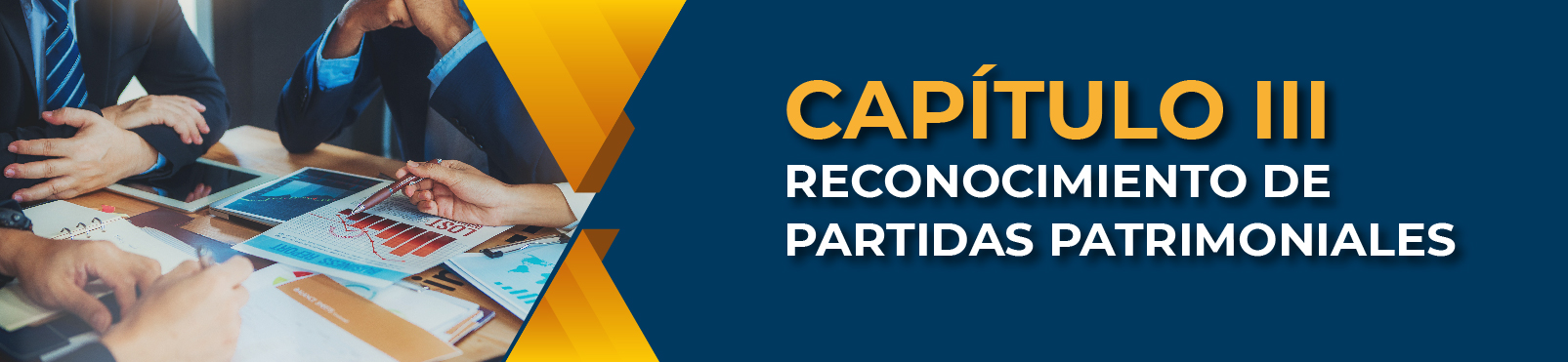 Capítulo III Reconocimiento De Partidas Patrimoniales Capítulo III Reconocimiento De Partidas Patrimoniales