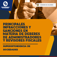 Cartilla Principales infracciones y sanciones en materia de deberes de administradores y revisores fiscales.